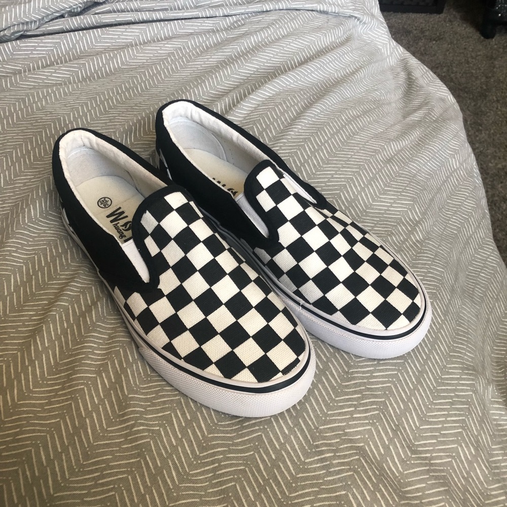 Checkerboard Slip-ons